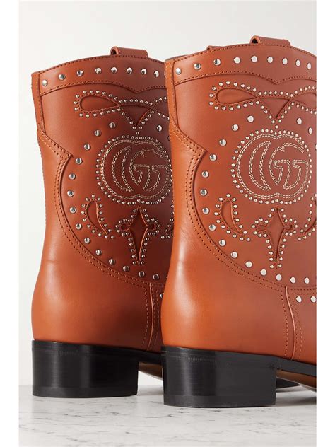 gucci delma crystal embellished boots.